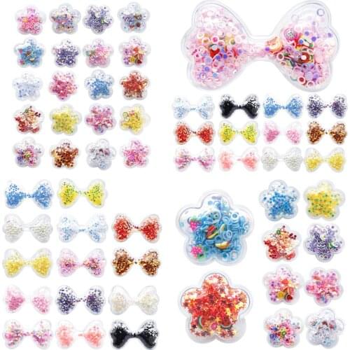 10pcs Fruit Strawberry Acrylic Shakers With Sequins Quicksand For Phone Case Decoration,DIY Hair Bow Accessories,10Yc18639