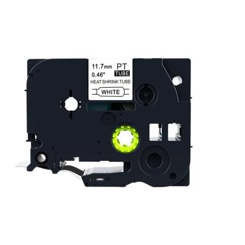 10PCS PUTY Heat Shrink tube HSE231 HS2-631 black on white Black on yellow 11.7mm compatible for Brother label printer