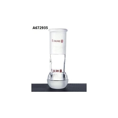 A672935 synthware, Adapter with ball joint, top joint: 29/42, bottom joint:35/20