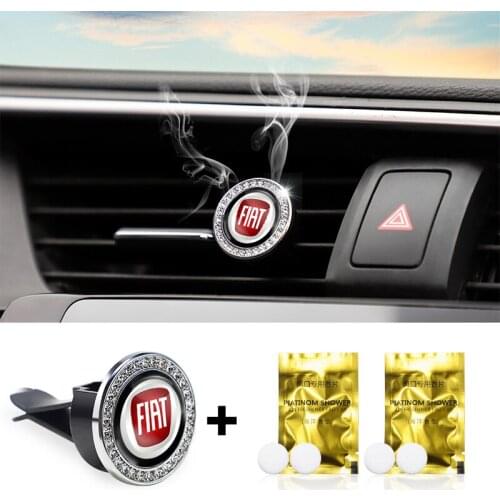 1Set Car Vent Perfume Aroma Diffuser Aromatherapy Clip For FIAT 500 Grande Punto Tipo Stilo UNO Astra Bravo Panda Freemont Line