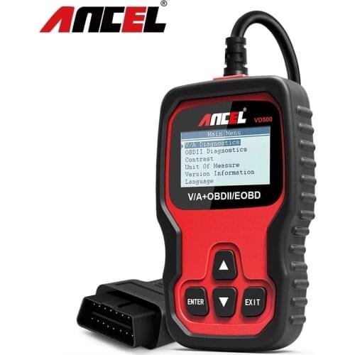 ANCEL VD500 Full System OBD2 Automotive Scanner for VAG ABS SRS EPB SAS Car Diagnosis Tool Free Update OBD2 Scanner For Auto