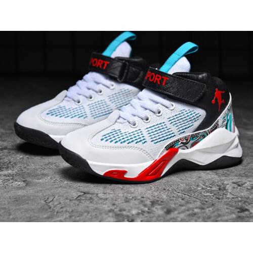 New Brand Girls Basketball Shoes Non-slip Boys Kids Sneakers Top Children Sport Shoes Boots Unisex Boy Girl Child Trainer Basket