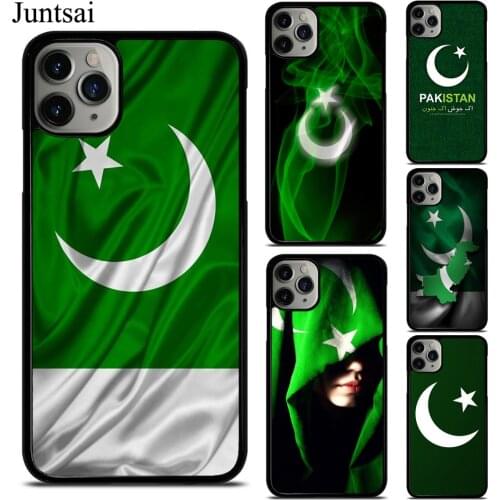 Pakistan Flag Banner Case For iPhone X XS Max XR 7 8 6 6S Plus 5 12 Mini 11 Pro Max Cover Coque