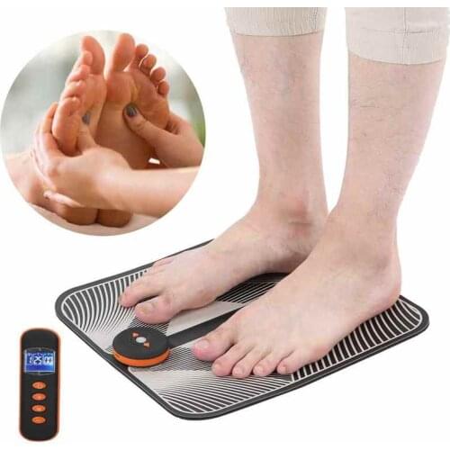 EMS Intelligent Foot Massager Pad Electric Muscle Stimulator Foot Massage Mat Improve Blood Circulation Relieve Pain Health Care