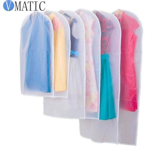 Fad Clothes Hanging Garment Suit Coat Dust Cover Protector Wardrobe Storage Bag Good Quality