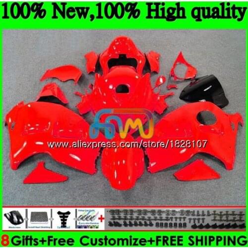 GSXR-1300 For SUZUKI Hayabusa GSXR1300 96 02 03 04 05 06 07 49BS.101 GSXR 1300 2002 2003 2004 2005 2006 2007 ALL Red new Fairing