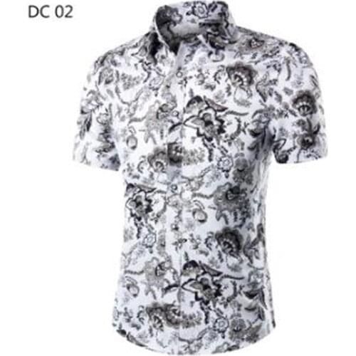 Mens Hawaiian Shirt Male Casual camisa masculina Printed Beach Shirts Short Sleeve Summer men clothes 2021 Asian Size M-3XL