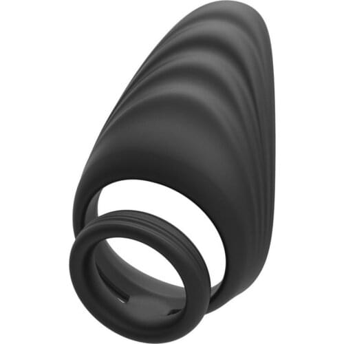 Penis Corrector Flexible Fast Adaptation Silicone Delay Ejaculation Lock Ring for Male Masturbators