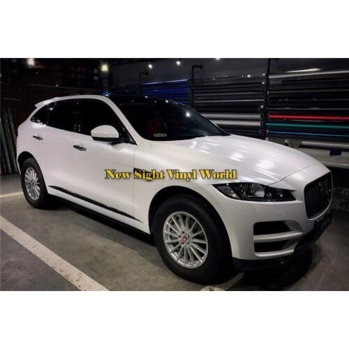Best Quality Matte Satin Metallic Pearl White Vinyl Wrapping Film Roll Air Bubble Free Wrapping Foil Car Sticker