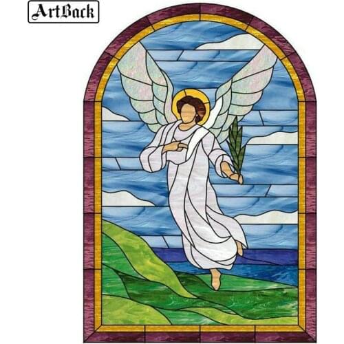 New Arrival 5d Diamond Painting Angel Wings Square Square Resin Mosaic Kids Crafts Diamond Embroidery Needle Kit