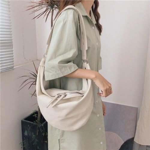 Luxury Handbags Women Canvas Bags Designer Fashion Ladies Purses And Handbags solid color Canvas Crossbody Bags For Women