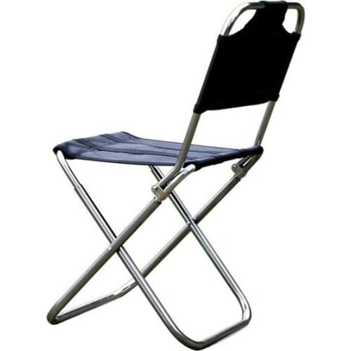 Outdoor Folding Chair Aluminum Alloy Fishing Camping Chair BBQ Stool Folding Stool Portable Picnic Travel Chair