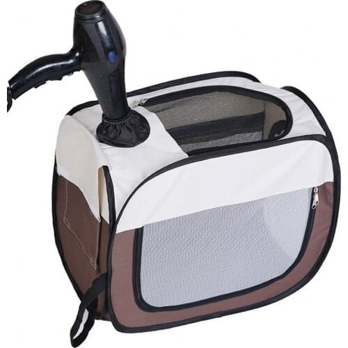 Pet Drying Box Foldable Dog Tent Blowing Hair Dryer Portable Cat Cage Dog Bath Artifact Grooming House Pet Dry Room Pet Car Bag