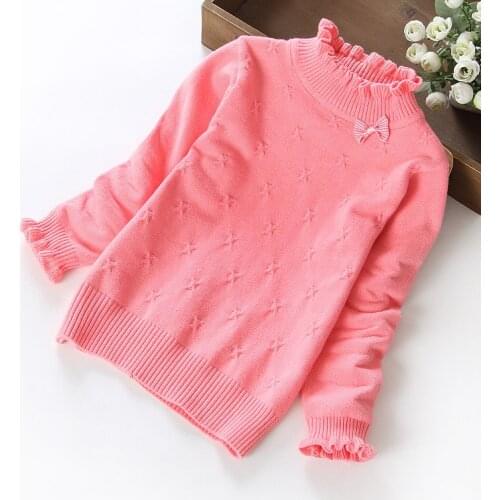 2019 New autumn and winter girls' sweaters cotton fashion children clothing children cotton sweaters 2-13years child