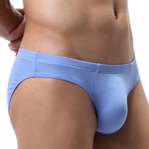 Briefs Mens Underwear Male Panties Breathable Antibacterial Bamboo Fiber Men Bodysuit Bikini Brief Sexy Slip Hombre Underpants