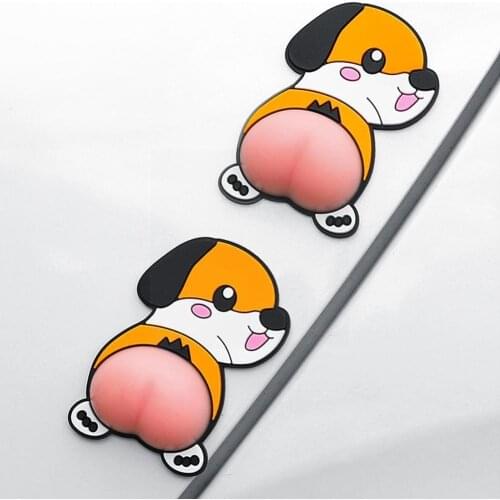 Guard Anti Chafing Car Door Protector Anti-scratch Decoration Butt Bumper Anti-collision Body Cartoon Protection Strip Cute A4L7
