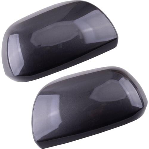 1 Pair Left&Right Car Exterior Side Wing Rearview Mirror Cover Cap Gray Fit for Toyota Highlander 2008 2009 2010 2011 2012 2013