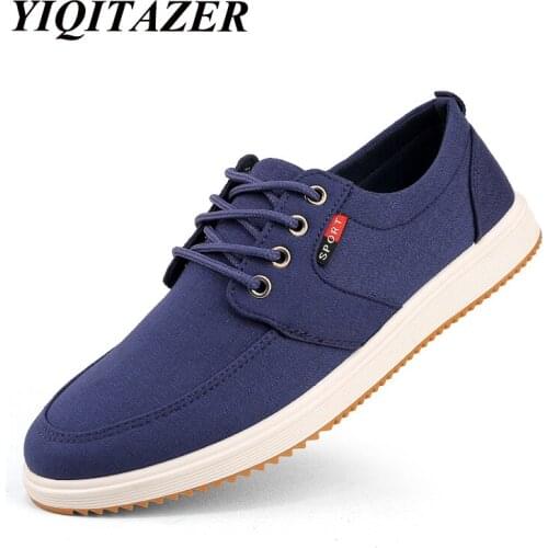 2018 YIQITAZER Mens Casual Shoes Fashion Round Toe Men Shoes Business Casual Shoes Lace Up Breathable Shoes Man