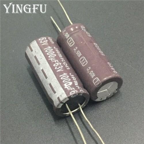 5Pcs 1000uF 63V JAMICON TL Series 16x35mm Low ESR Long Life 63V1000uF Aluminum Electrolytic Capacitor