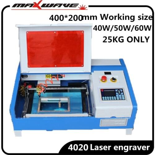 Freeshipping 4020 Co2 laser engraving machine cutter machine CNC laser engraver, DIY laser marking machine, carving machine