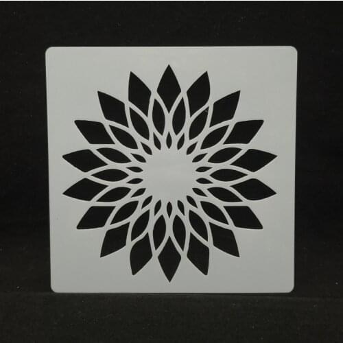 Flower Layering Stencils Drawing Color Spraying Stencil for Diy scrapbook/photo album coloring,painting stencil,home decor