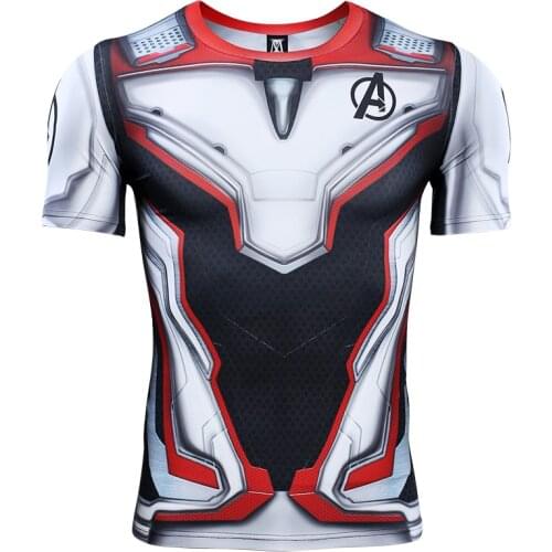 New Comics 3D Printed Bodybuilding T Shirt Men Fashion Compression Tshirt Cosplay Costume Short Sleeve Tops For Male