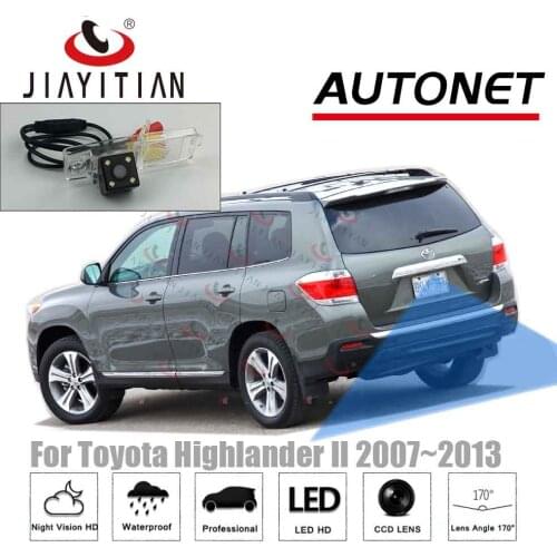 JiaYiTian rear view camera For Toyota Highlander 2011 Kluger XU40 2007~2013 CCD Night Vision Reverse camera License plate camera