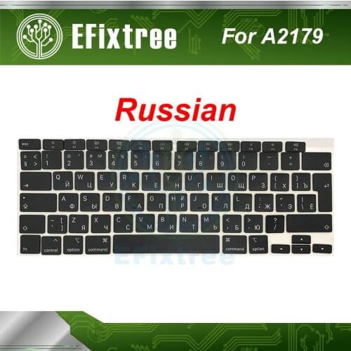 Laptop A2179 Keycap Keys key Cap Keyboard Russian RU For Apple Macbook Air Retina 13" A2179 Keycaps 2020 MC 3302
