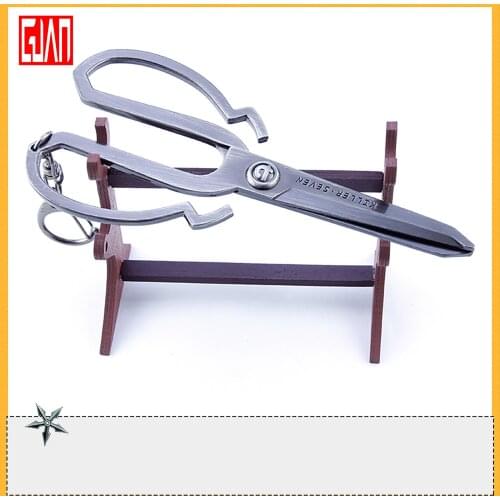 Assassin Scissors Assassin Weapon Model Plum Blossom Thirteen Sister Mei Metal Handicraft Pendant Chain Metal Toy Pendant