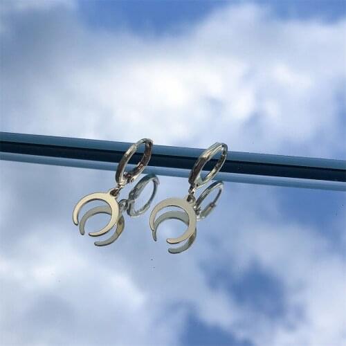 Fashion Simple Earrings Ladies Star Eyes Gold Metal Earrings Gifts For Women Free Shipping