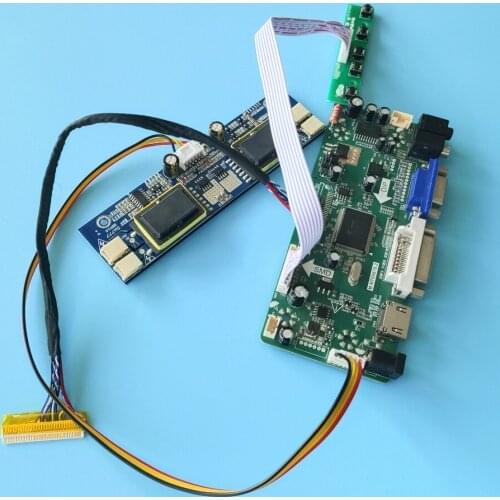 Kit for LM190E08-TLG3 DIY M.NT68676 19" LVDS 4 lamps Driver HDMI Monitor Screen DVI VGA Controller board 30pin 1280X1024