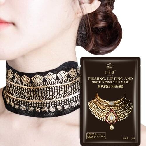 Neck Wrinkle Patch Lifting Tightening Neck Mask Fine lines Remove Neck Care 12g X 5PCS