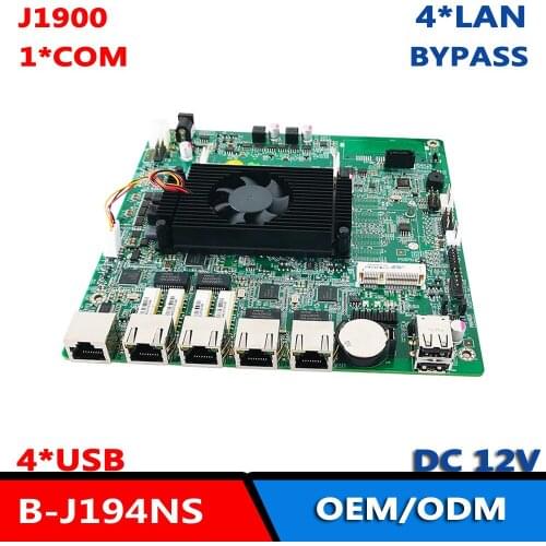 Support BYPASS J1900 4*I211AT LAN ITX Router Motherboard For Pfsense Security Server
