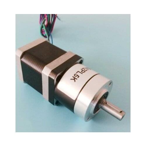 High Torque NEMA 17 Planetary Gear Stepper Motor 15 20 25 30 40 50 100 :1 Motor Body length 48mm Total 121.5mm