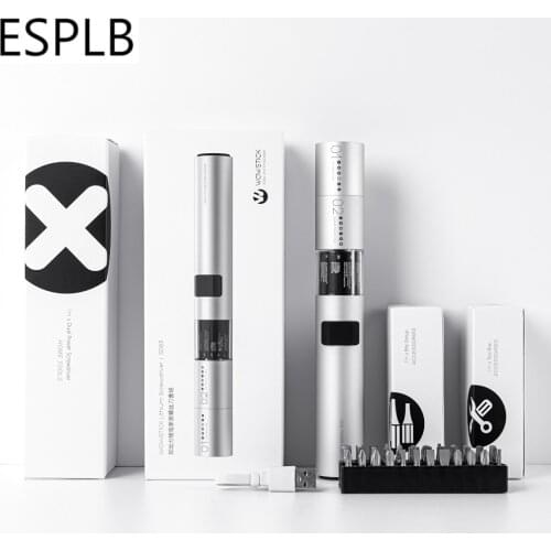 WOWSTICK SD63 Dual Power Electric Screwdriver Aluminum 200r/min 1300mah Lithium Battery Type-C Charging Port 36pcs S2 Drill Bit