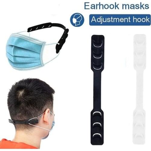 2pcs Mask Ear Cord Extension Strap 3 Adjustable Ear Straps Can Relieve The Pressure and Pain of Wearing Ears for A Long Time