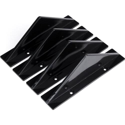 Universal Car Rear Bumper Lip Spoiler Diffuser Shark Fins For BMW E90 E91 E92 E93 M3 E80 E81 E82 E87 E88 Infiniti Q50 Q60 Q70
