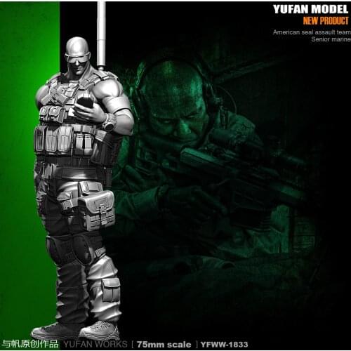 Yufan Model 1/35 Figure Model Kit U.s. Sniper Resin Soldier YFWW35-1833