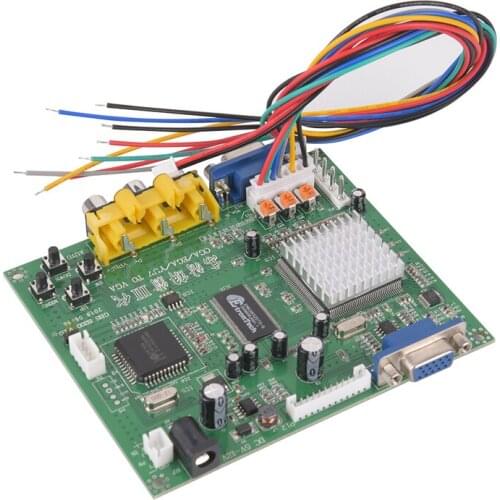 1pc Arcade Game RGB/CGA/EGA/YUV To VGA HD Video Converter Board HD9800/GBS8200 Hot Green Board
