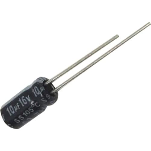 100pcs 16V10UF volume 4x5mm Aluminum electrolytic capacitors 16V10UF
