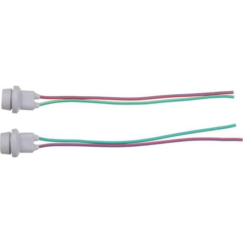 2pcs T10 W5W Wire Harness Connector Car LED Bulb Light Holder Base Socket