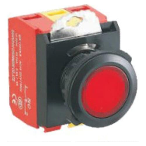 22mm LED Illuminated Light Momentary/Maintained/Latching 10A 110V/220V/380V/440V Plastic Waterproof IP65 Push Button Switch