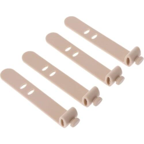 4pcs/set Silicone Strips Earphones Storage Tape Soft Wire Headphone USB Cable Tie Organizer Winder Wrap E56B