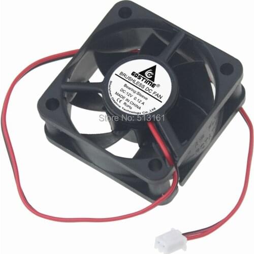 5pcs Gdstime 2Pin 50mm 5cm 50x50x20mm Electric DC 12V Motor Cooler Cooling Fan