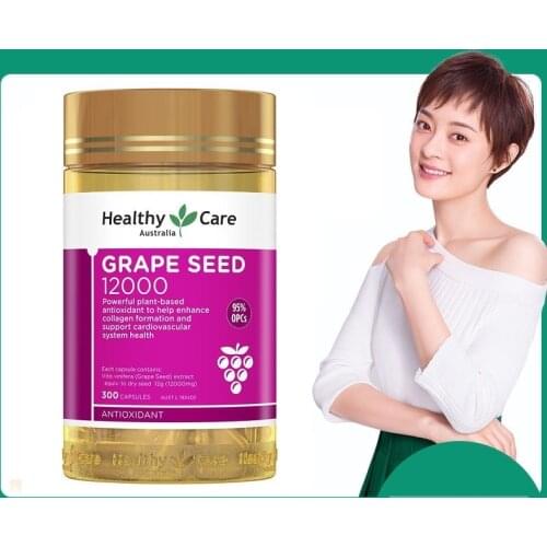 Australia Healthy Care Grape Seed Extract for Women Beauty Skin Care Capillaries Health Antioxidant Against free radical damage