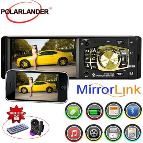 Support Bluetooth 4.1 Inch TF USB Port Multilanguage Remote Control Car MP5 Player 1 Din 2018 Newest Car Radio Audio Video