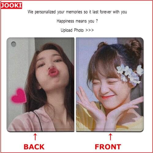 JOOKI Case for HUAWEI M6 10.8 Tablet Cover For Huawei M6 8.4 Fundas Personalized soft leather Photo Womens Wallet Flip Cover