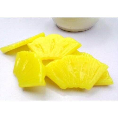 Food Pineapple Cutting Slice Fruit Vegetable Toy Model Simulation Food Educational Children Pretend Play House Toy 2pcs/set 2021