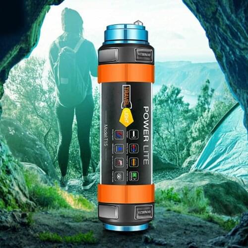 Camp Lantern LED Camping Light Rechargeable Flashlight Dimmable Spotlight Work Light Waterproof Searchlight Emergency Light