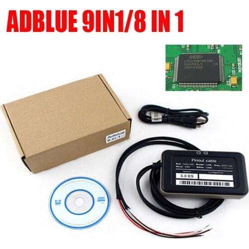Best chip 9 in1 Adblue Emulator 9IN1 OBD2 Trucks Adblue Universal AdBlue Emulator System Box 9 IN 1/8 IN1